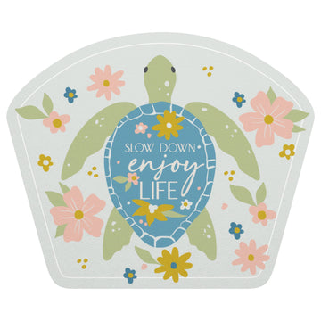Karma Gifts, Stickers, Pack of 12, 3 inch, Turtle