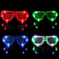 M.best 12 Pack LED Glasses 4 Colors Light Up Glasses Glow In The Dark Party Supplies Favor for Kids Adult Birthday,Raves, Halloween,Christmas, New