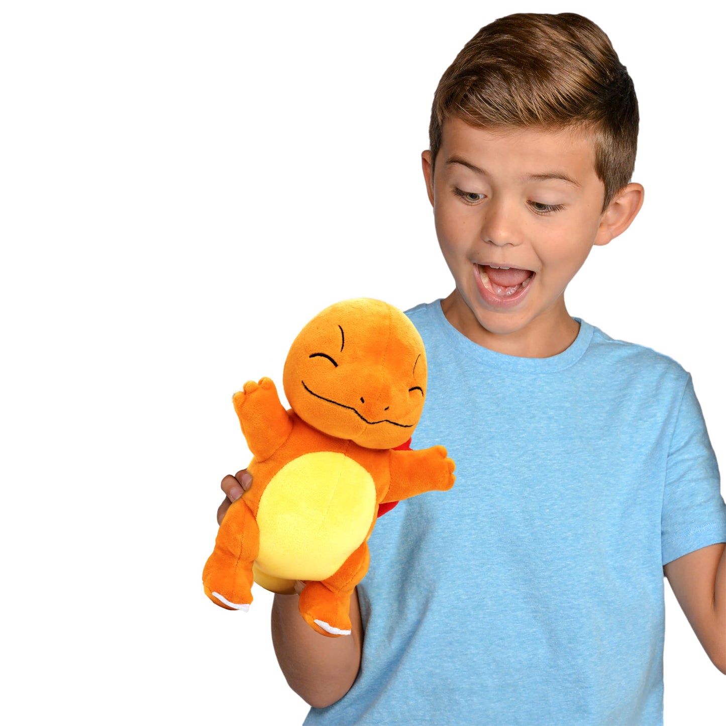 Pokemon Fire Type 8" Plush Mystery Blind Box 3-Pack - Get Three Officially Licensed 8 Inch Fire Pokemon - Authentic Collectible Soft Stuffed Animal