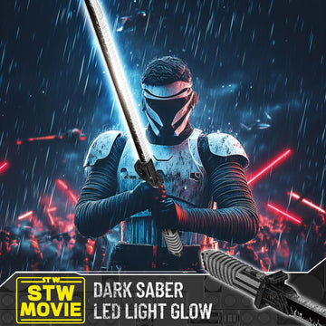Mould King 10138 Lightsaber Building Toy, Darks Sword Glows Saber Dueling with Stand, Anime Cosplay Swords Building Set for Age 14+/Adults Collection