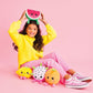 iscream Screamsicles Kawaii Cutie Fruitie 8" Plush - Lily Lemon