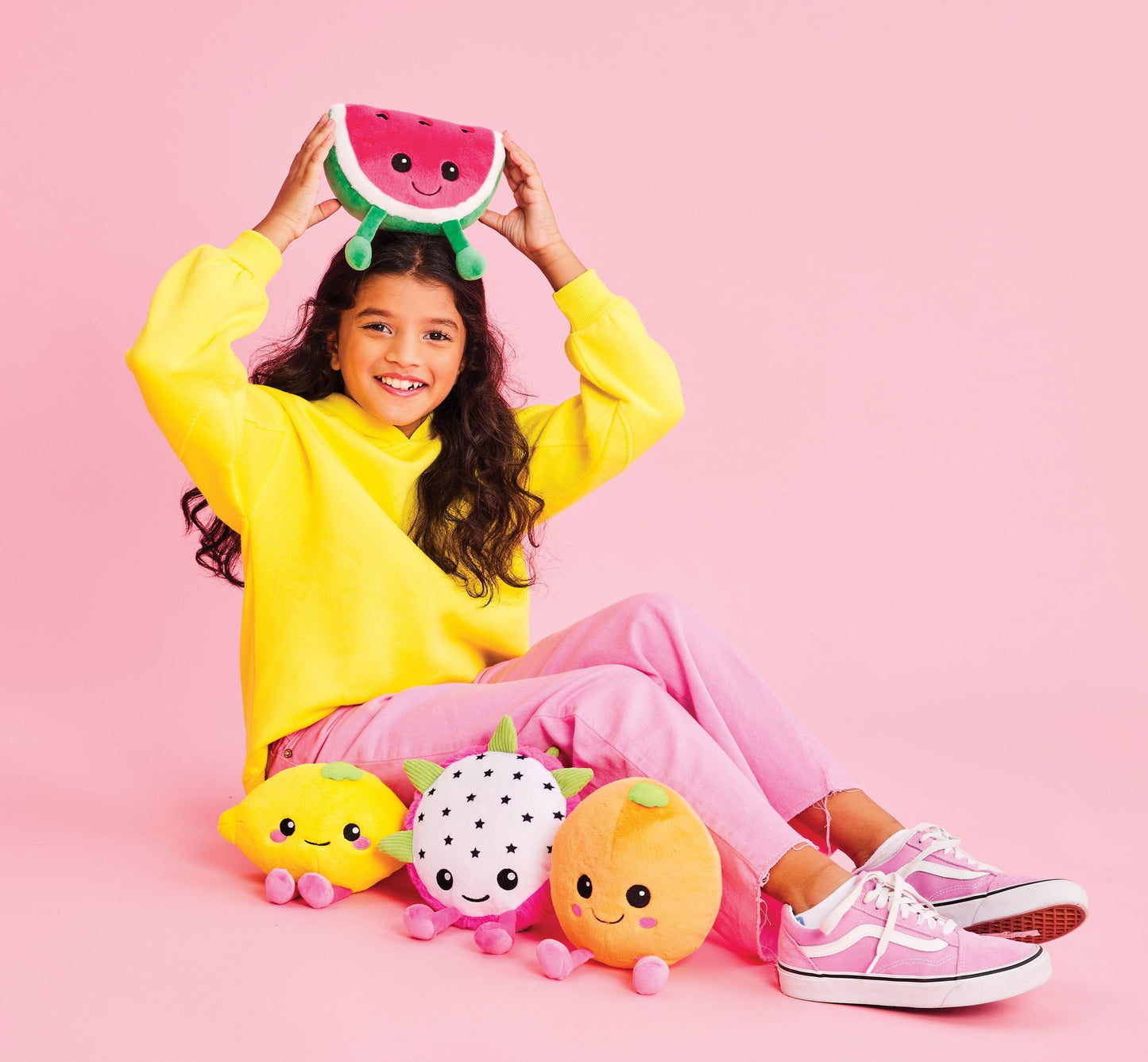 iscream Screamsicles Kawaii Cutie Fruitie 8" Plush - Lily Lemon