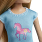 Barbie - Stacie Sisters on Horse Playset with Horse and Saddle of 2, with Riding Suits, Toy and Gift for Children 3+ Years, GXD65.