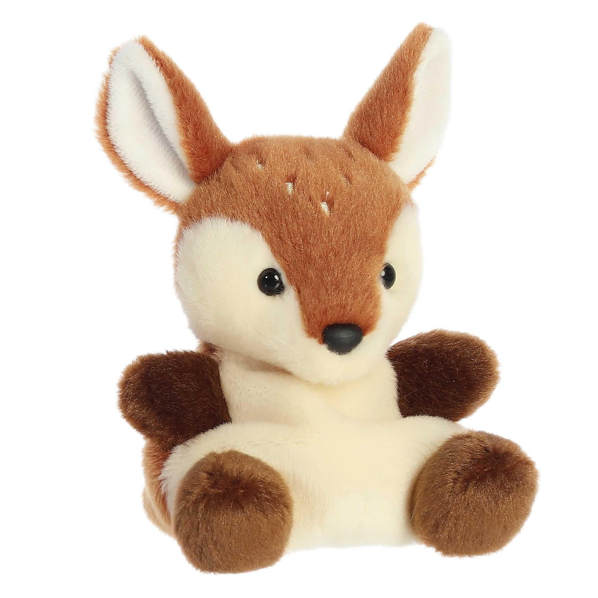 Aurora® Adorable Palm Pals™ Dalia Fawn™ Stuffed Animal - Fun Collectible Plush for Kids and Adult Collectors - Perfect for Decorating Rooms