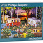 Vintage Campers Jigsaw Puzzle 1000 Piece by Vermont Christmas Company - Camping Puzzles for Adults & Families - Fully Interlocking & Randomly Shaped
