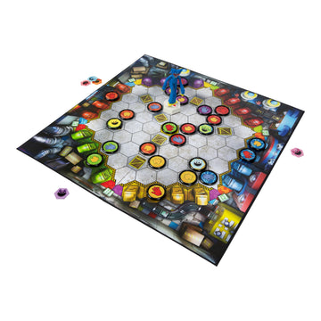 Poppy Playtime Factory Frenzy Game, Exclusive Huggy Wuggy Attacking Mover Spins, Points and Chases Players Around The Board. Use Your Wits As You Grab