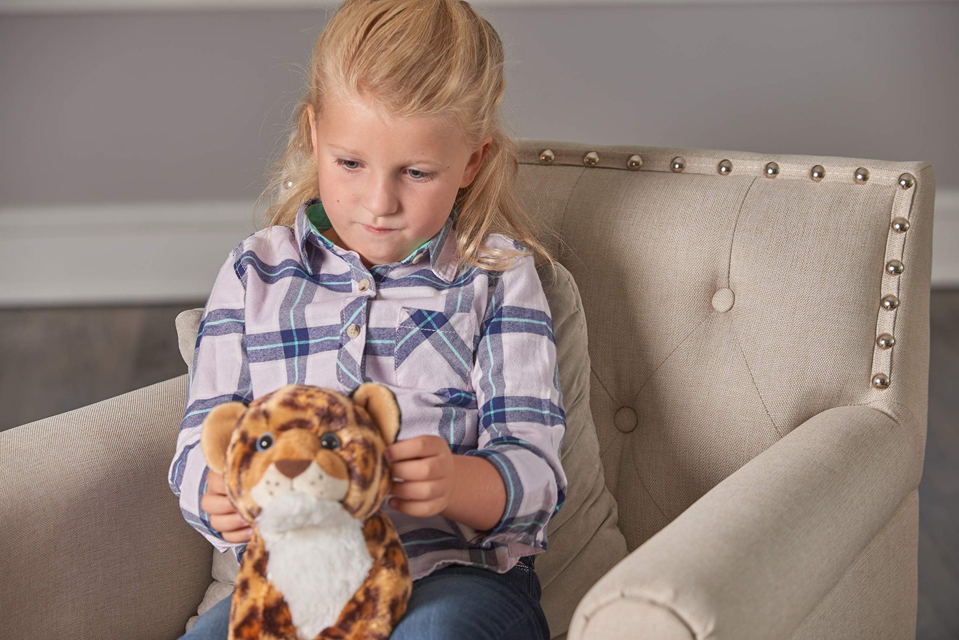Wild Republic Jaguar Cub Plush, Stuffed Animal, Plush Toy, Gifts for Kids, Cuddlekins 12 Inches