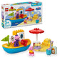 LEGO DUPLO Peppa Pig Boat Trip Bath Toy, Building Block Learning Set for Preschool Kids with 2 Peppa Pig Figures Included, Water Toy Gift Idea