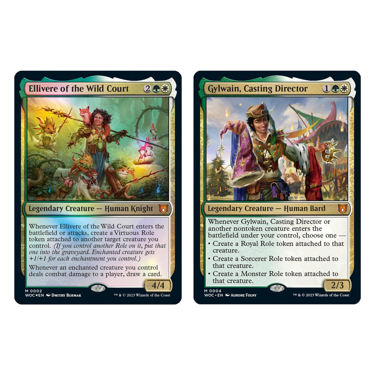 Magic: The Gathering Wilds of Eldraine Commander Deck - Virtue and Valor (100-Card Deck, 2-Card Collector Booster Sample Pack + Accessories)