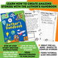 Story Crafters - Book Making Kit for Kids - with Custom Printed Hardcover Storybook - Write Draw a Storybook - Gift for Creative Kids - Novel Writing