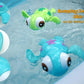 DUCKBOXX XX Wind-up Swimming Sea Turtles Bath Toy, No Battery Mold-Free Anti-Rust Interactive Montessori Toy for Kids 18M+ (3pcs)