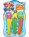 JA-RU Dive Fun Pool Buddies Diving Toy Set 887-1A