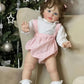 26 Inch Pippa Reborn Doll Princess Toddler Real Born Baby Doll Girl with Brown Curly Hair and Feeding Accessories Anatomically Correct Lifelike