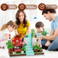 CEEHUONG Magnetic Building Blocks Set -150PCS Magnetic Tiles with 10 Toy Figures & 10 Weapons, Educational Toys for Kids (Boys & Girls)