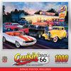 MasterPieces - 1000 Piece Jigsaw Puzzle, Route 66 Dogs and Burgers, Fun for Adults, Family, Kids, 19.25" x 26.75"