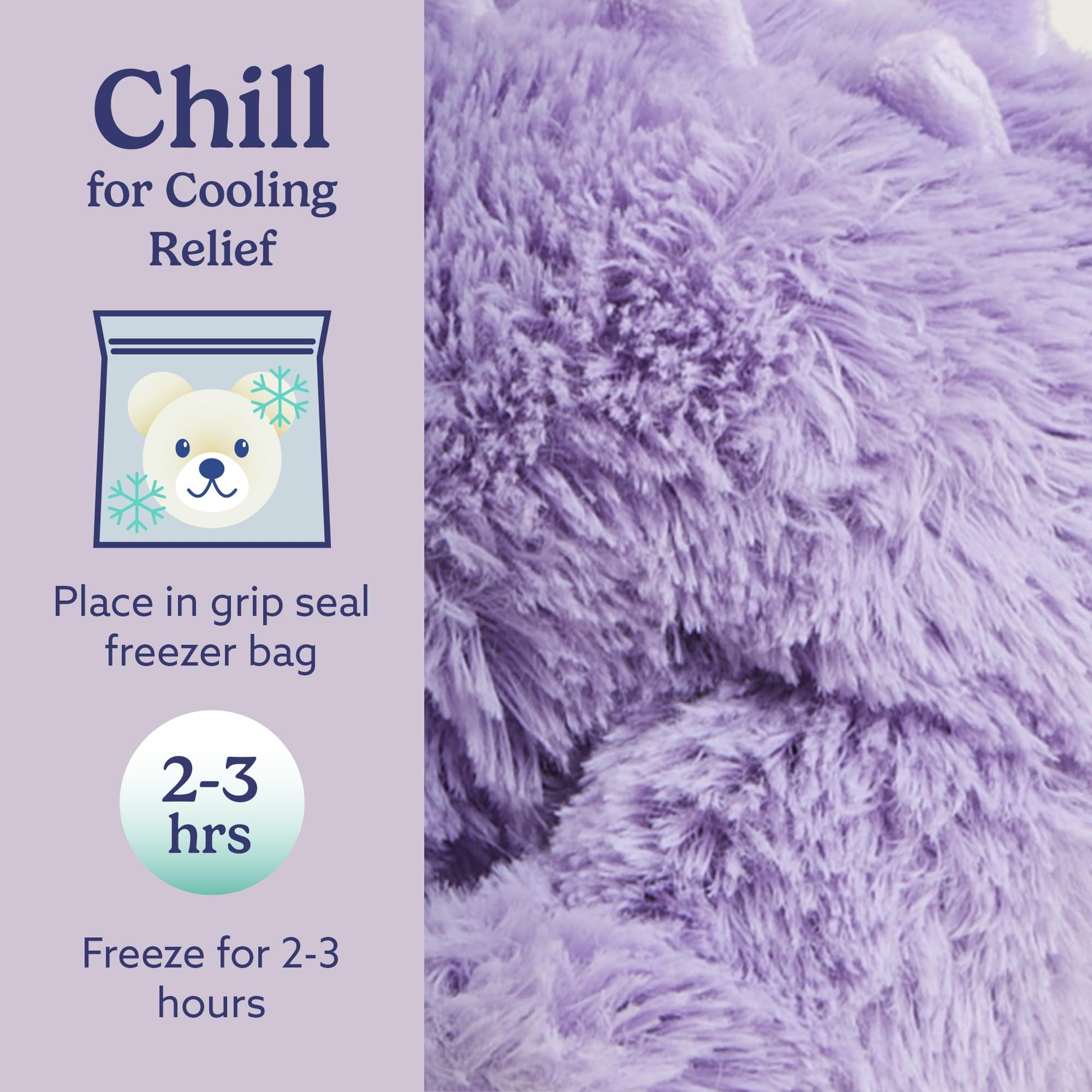 warmies Microwavable Stuffed Animals, Purple Long Neck Dinosaur - Heated Stuffed Animal Plushie for Warmth & Comfort - Soft Plush Toys