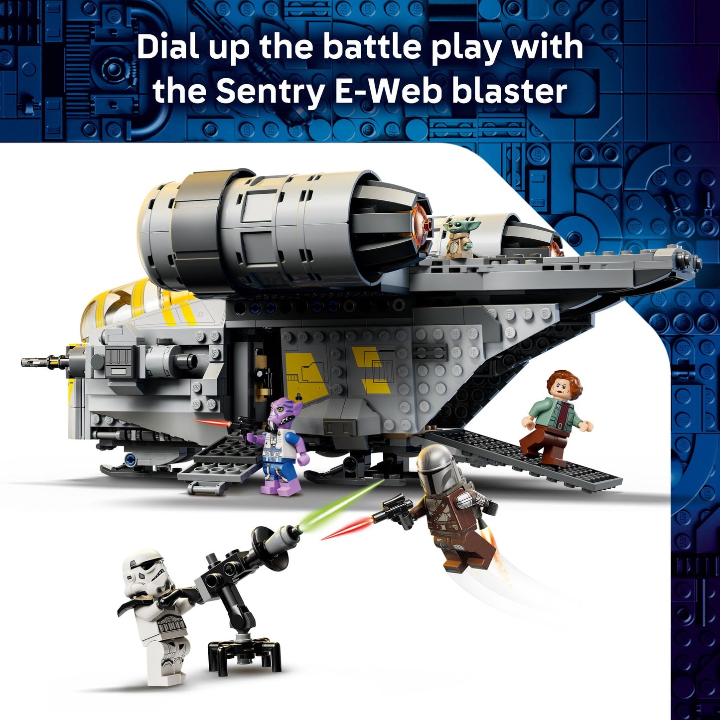 LEGO Star Wars: The Mandalorian and Grogu The Razor Crest Building Toy - Build and Display Set for Boys & Girls, Ages 10+ - Star Wars Gifts
