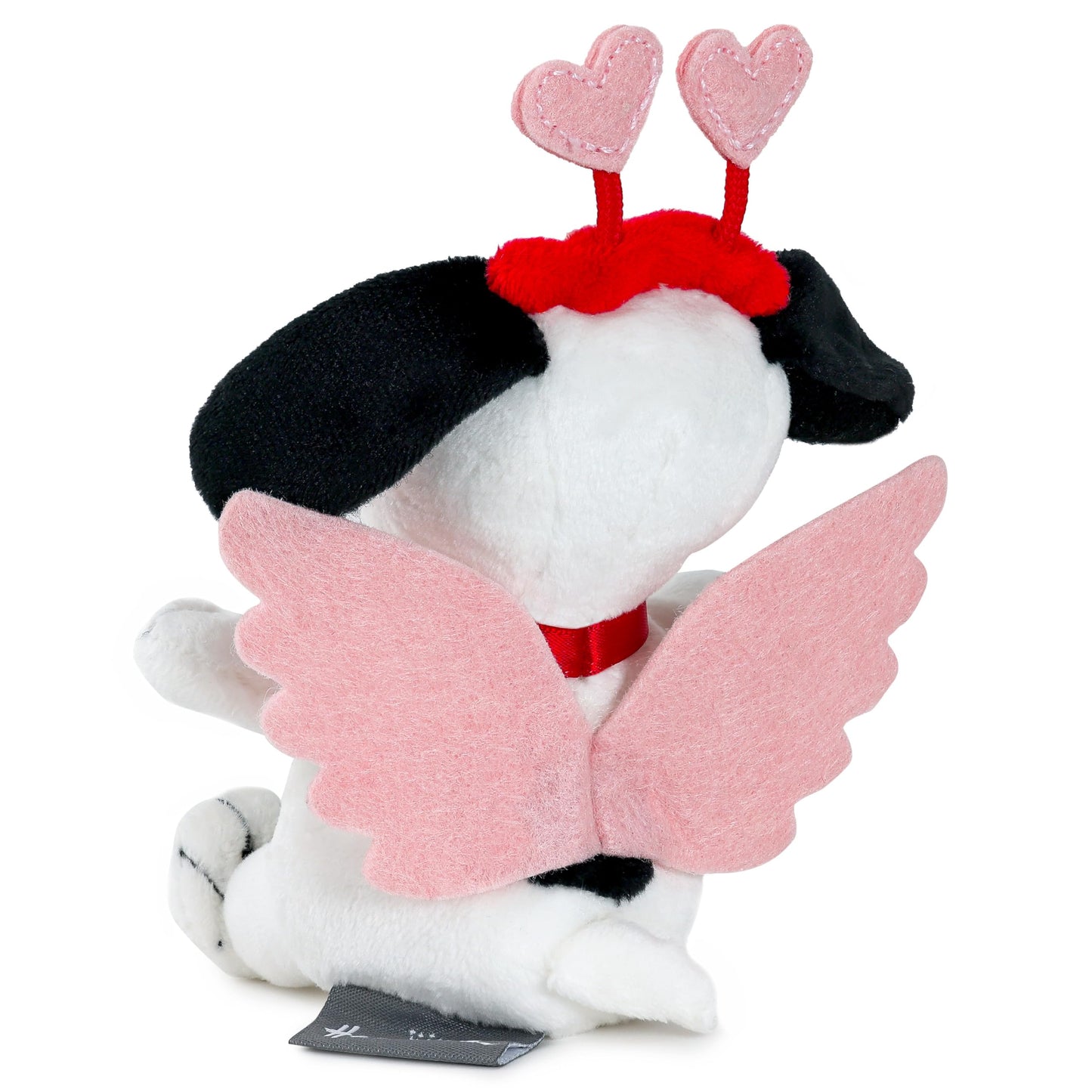 Hallmark Peanuts Snoopy Zip-a-Long Plush Toy, 3.5" (Cupid) Gift for Kids, Grandchildren, Collector, Valentine's Day