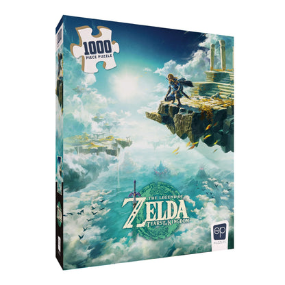 The Legend of Zelda Tears of The Kingdom 1000 Piece Jigsaw Puzzle | Collectible Puzzle Featuring Link from The Legend of Zelda Video Game | Officially
