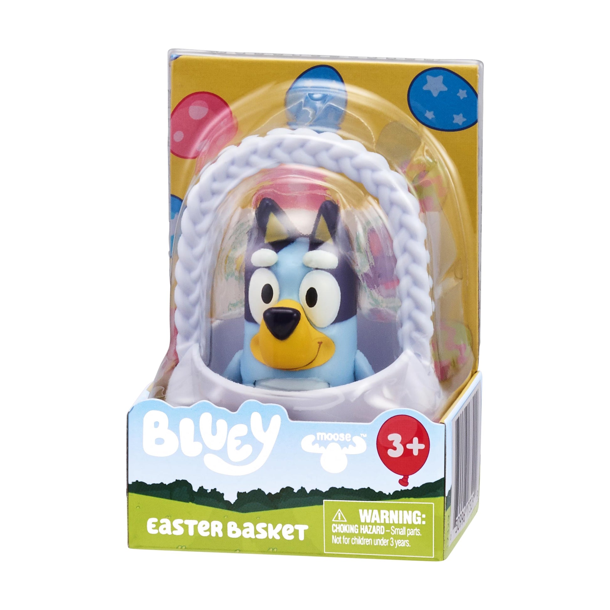 Bluey & Bingo Easter Basket Pack, Includes Figure & Stickers