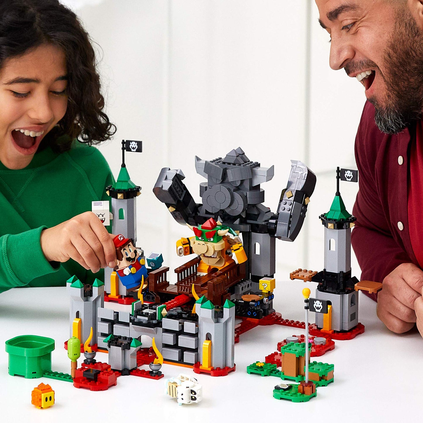 LEGO Super Mario Bowser's Castle Boss Battle Expansion Set 71369 Building Kit; Collectible Toy for Kids to Customize Their Super Mario Starter Course