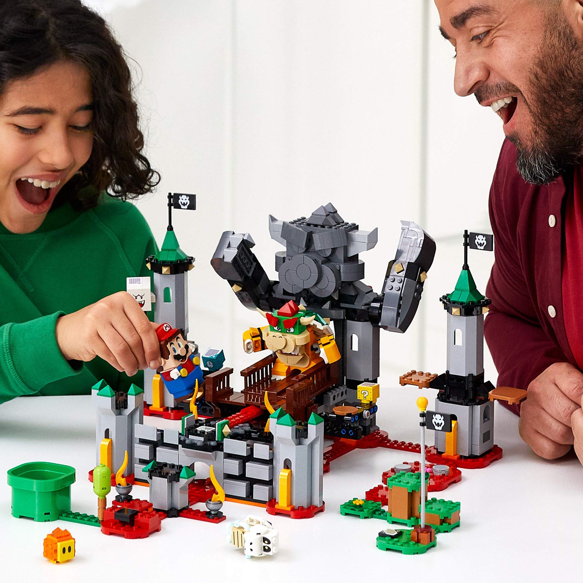 LEGO Super Mario Bowser's Castle Boss Battle Expansion Set 71369 Building Kit; Collectible Toy for Kids to Customize Their Super Mario Starter Course