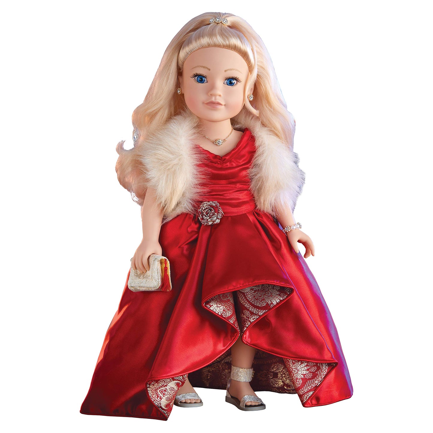 Journey Girls 18 Inch Special Edition Hand Painted Doll with Blonde Hair Blue Eyes, Kids Toys for Ages 6 Up by Just Play