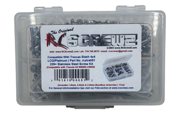 Traxxas Slash 4x4 LCG/Platimum Stainless Steel Screw Kit - tra051
