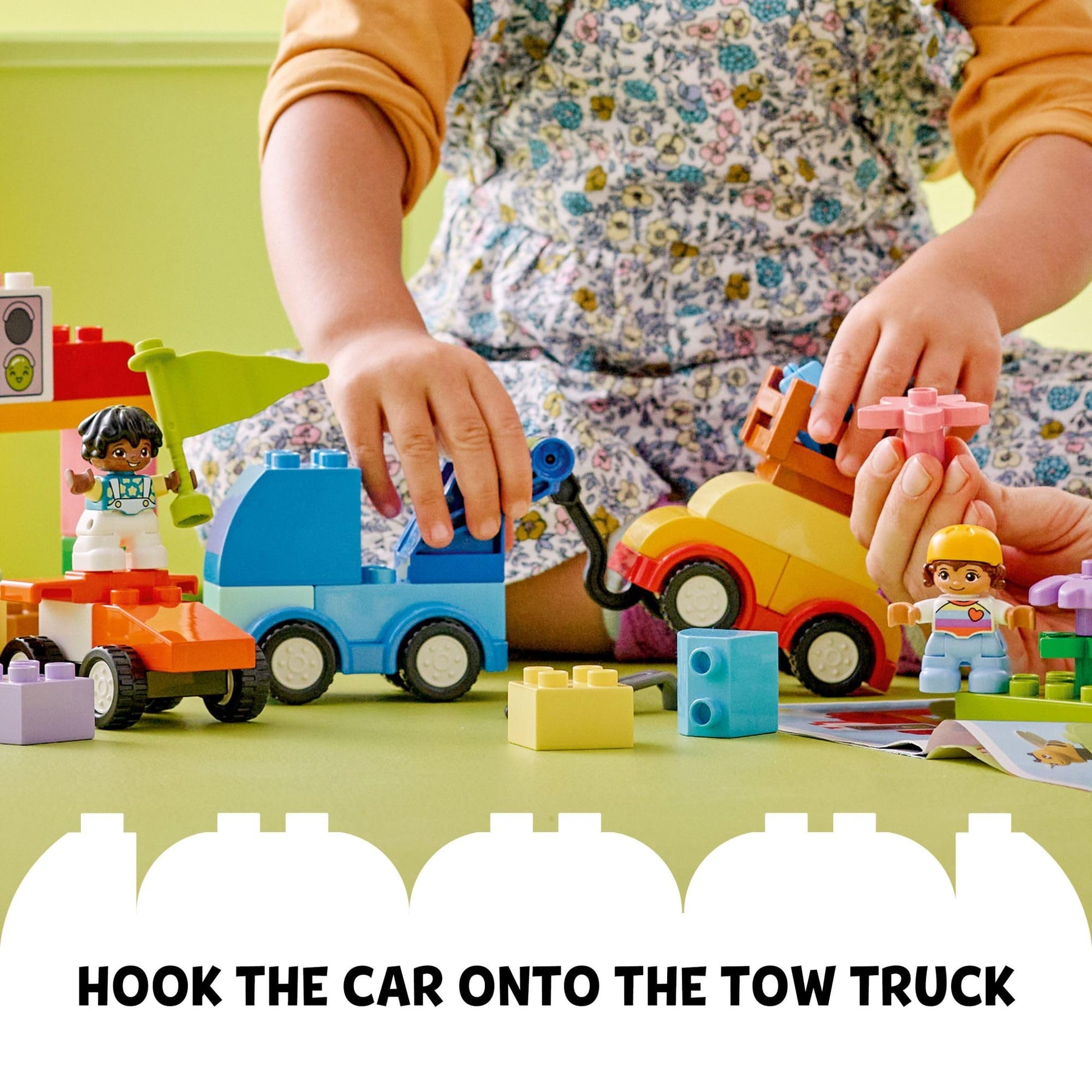 LEGO DUPLO Classic Cars and Trucks Brick Box Building Blocks - Learning & Educational STEM Toys for Toddlers, Ages 1.5+ Years - Develops Fine Motor