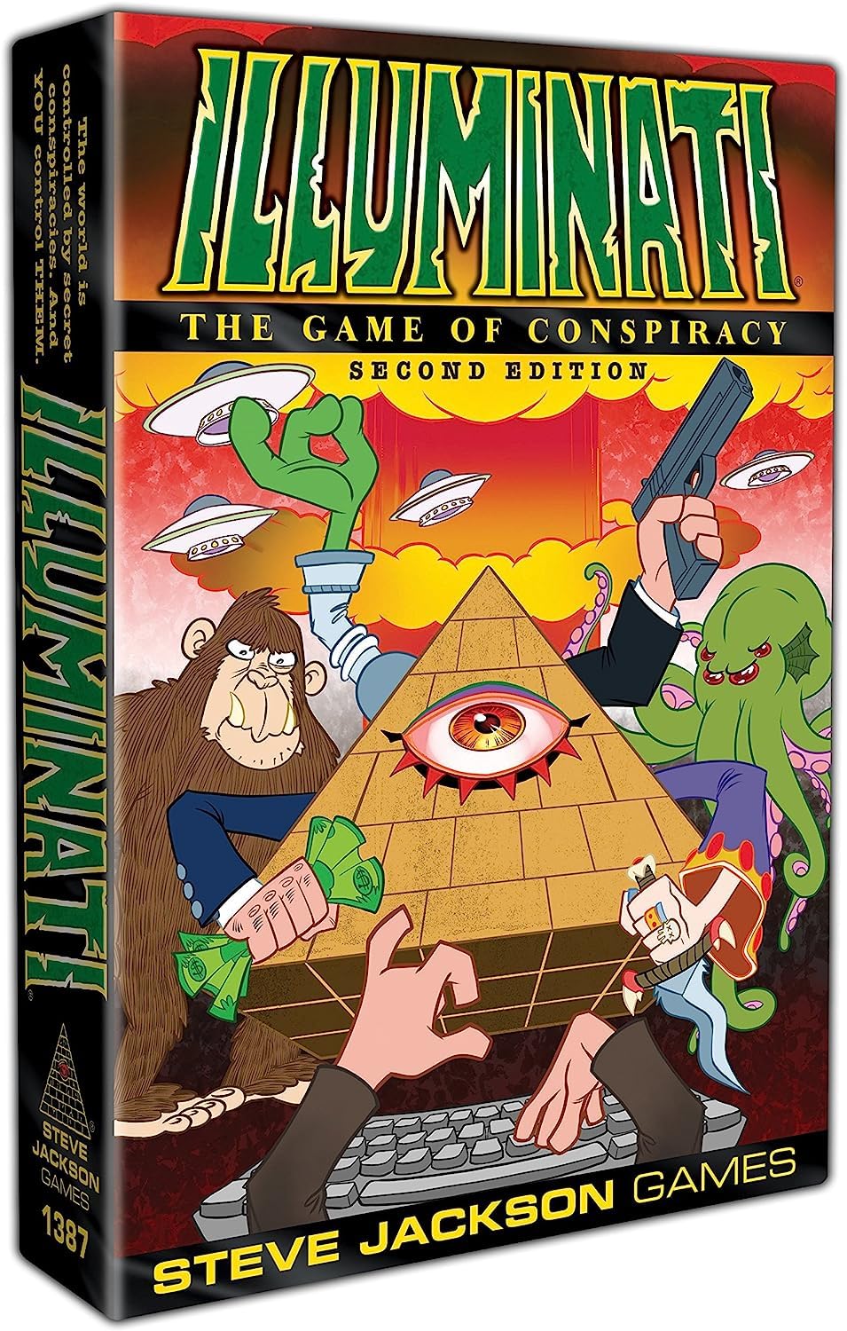 Illuminati Second Edition Game | The Game of Conspiracy Family Card Dice Game | For Adults and Family | Ages 13+ | 2 - 6 Players | Average Play Time