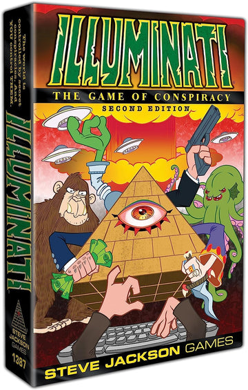 Illuminati Second Edition Game | The Game of Conspiracy Family Card Dice Game | For Adults and Family | Ages 13+ | 2 - 6 Players | Average Play Time