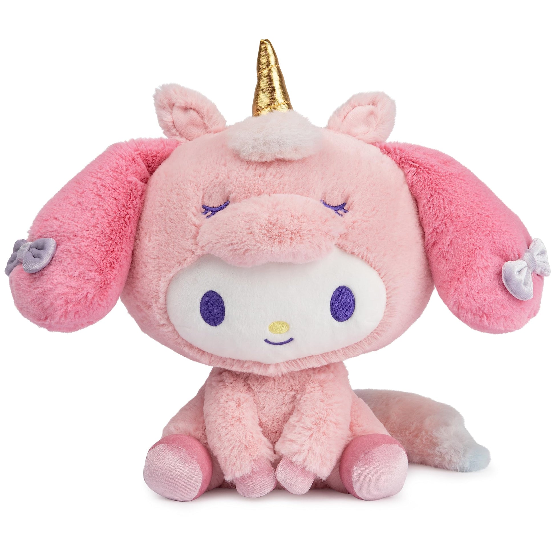 GUND Sanrio My Melody 9.5-Inch Plush Toy with Pink Unicorn Outfit; Ages 1+