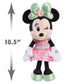 Disney Junior Minnie Mouse 8-Inch Beanbag Plush, Minnie Mouse in Pink Sweet Treats Dress, Stuffed Animal