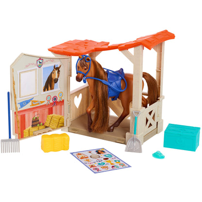 DreamWorks Spirit Riding Free Horse & Stable Accessory Set, Kids Toys for Ages 3 Up by Just Play