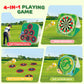 Kids Golf Chipping Game W/Clubs Golf Practice Toys for Toddlers Yard Games