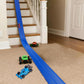 JCHENBH 15 Ft Flexible Race Car Track Compatible with Diecast 1/64th Cars,with 8 Small Racecars and 8 Suction Cups?The Construction of This Classic