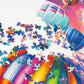 Springbok Magical Flight 1000 Piece Puzzle for Adults - Brilliant Hot Air Baloons