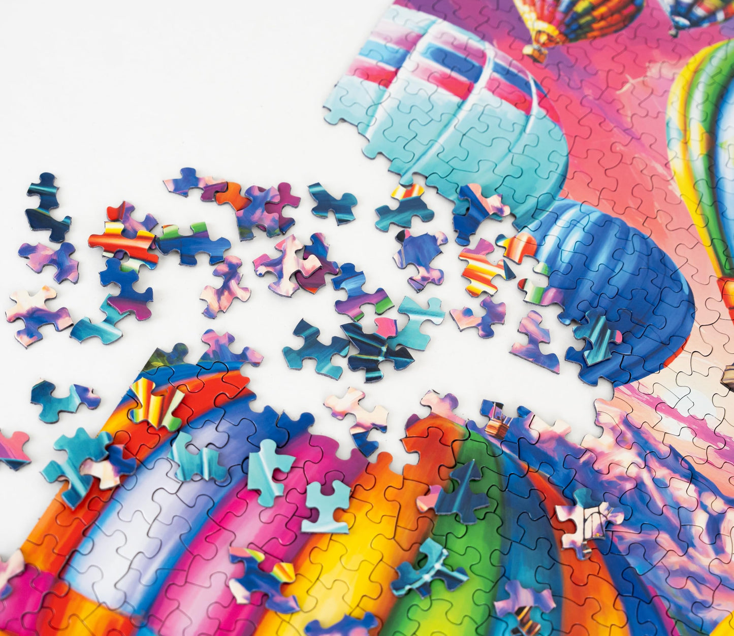 Springbok Magical Flight 1000 Piece Puzzle for Adults - Brilliant Hot Air Baloons