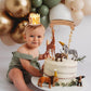 QIANGDAGSI Lion Theme 1st Birthday Crown