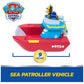 Paw Patrol Sea Patroller Vehicle with Chase and Shark Figure