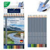 Faber-Castell Goldfaber Aqua Watercolor Pencils: Landscape Colored Pencils for Portraits, Dual Use Wet or Dry, Break-Resistant Cores, Art Supplies