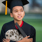 DolliBu Seal Graduation Plush Toy - Super Soft Seal Plush Graduation Stuffed Animal Dress Up with Gown & Cap with Tassel Outfit - Gift