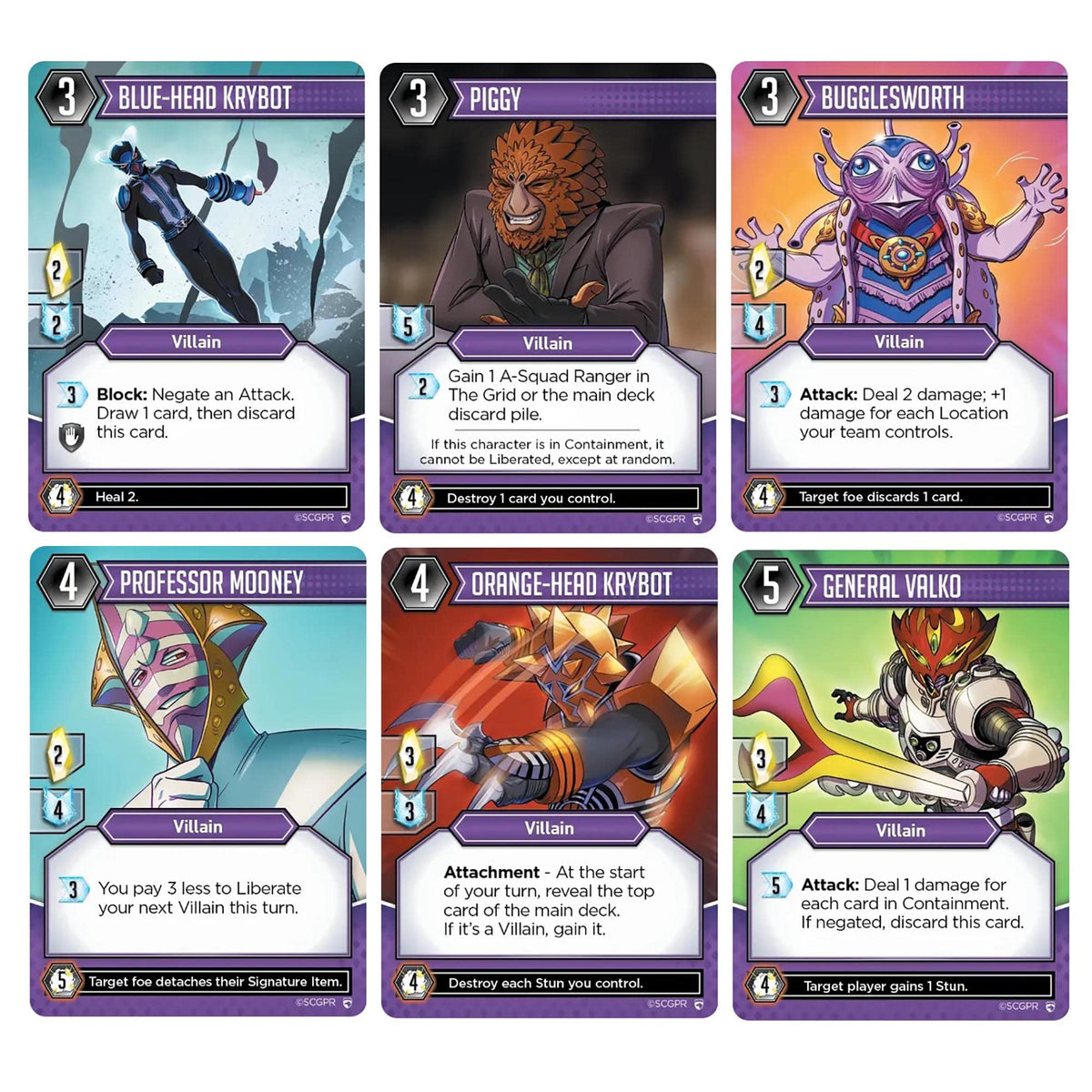 Renegade Game Studios Power Rangers Deck-Building Game S.P.D. Expansion