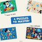 Disney Mickey Mouse 4 Pack Multipack Jigsaw Puzzlesor Kids Ages 3-6+