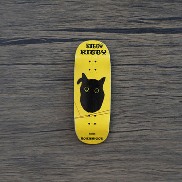 Noahwood 15s PRO Fingerboard Deck (5-Layer Colour Maple Wooden Pro Concave 35 x 98mm Handmade Deck + 2 Grip Tape) Cat Deck
