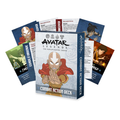 Magpie Games Avatar Legends The Roleplaying Game: Combat Action Deck Expansion - 55 Card Combat Deck