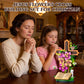 Jesus Cross Flowers Building Blocks Set, Religious Crucifix Compatible with Jesus Building Toy for Decor, Catholic Bible Building Toys, Christmas
