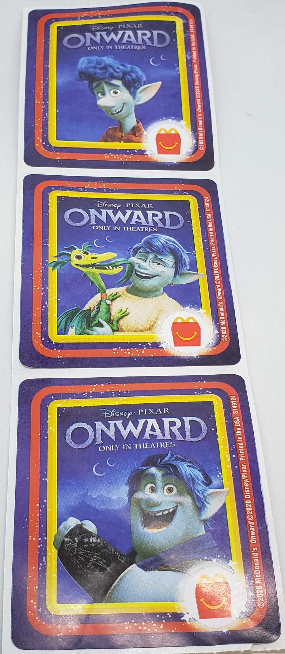 AAWFHRIE McDs McDonalds 2020 Onward - Complete Set of 9 + Stickers (6)