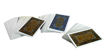 StonKraft Plastic Coated Playing Cards | Bridge Size Cards (Set of 3) Bridge Playing Cards for Flash, Rummy Party Games