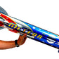 JA-RU Giant 41" Inflatable Rocket Ship Toy (1 Unit) Space Themed Party Decorations for Kids. Inflatable Pool Accessories. Solar System Toys